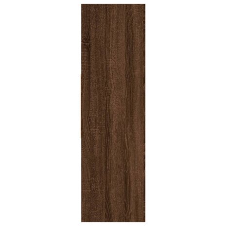 Boekenkast 97,5x29,5x100 cm bewerkt hout bruin eikenkleur