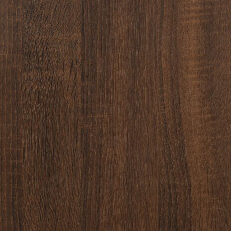 Boekenkast 97,5x29,5x100 cm bewerkt hout bruin eikenkleur