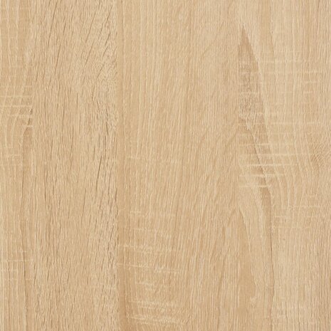 Boekenkast 3-laags 70x30x109,5 cm bewerkt hout sonoma eiken