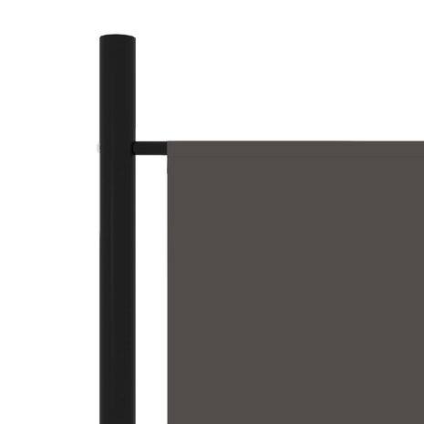 Kamerscherm met 6 panelen 300x180 cm antraciet