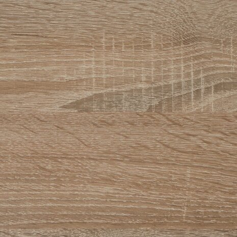 Tv/hifi-kast met 3 vakken 65x40x79,2 cm eikenkleurig
