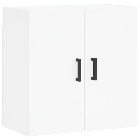 Wandkast 60x31x60 cm bewerkt hout wit