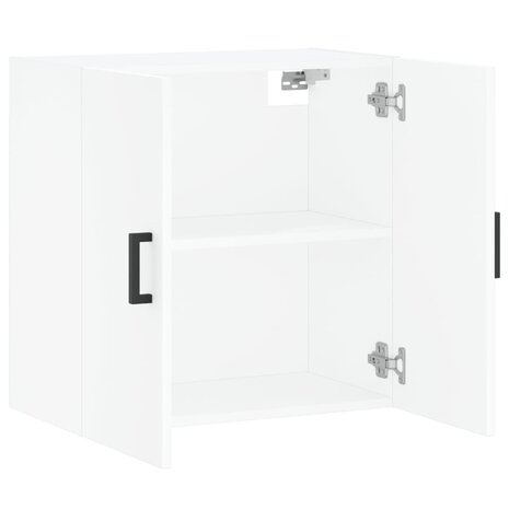Wandkast 60x31x60 cm bewerkt hout wit