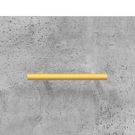 Wandkast 100x36,5x35 cm bewerkt hout betongrijs