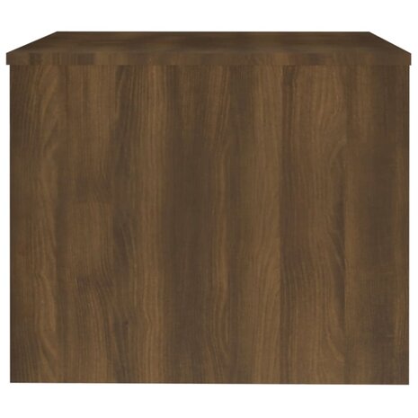 Salontafel 80x50x40 cm bewerkt hout bruin eikenkleur