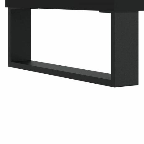 Salontafel 90x50x36,5 cm bewerkt hout zwart