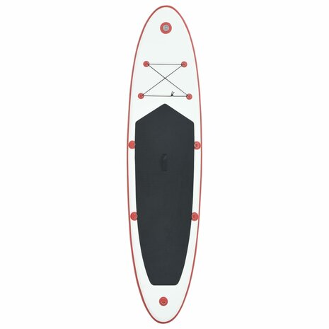 Stand-up paddleboard opblaasbaar rood en wit