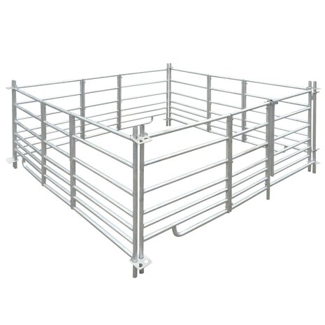 Schaapskooi 4 panelen 183x183x92 cm gegalvaniseerd staal