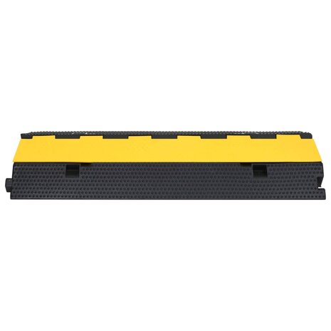 Kabelbeschermer drempel met 2 tunnels 100 cm rubber
