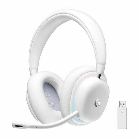 Logitech Hoofdtelefoon Met Microfoon Logitech G735 Wit Blauw/Wit