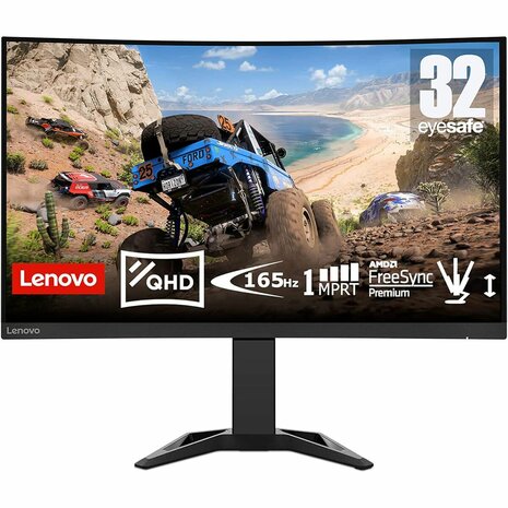 Lenovo Monitor Lenovo G32Qc-30 32&quot; Quad Hd Led