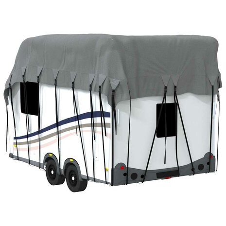 Caravan dakbedekking 600x300 cm vliesvlies grijs