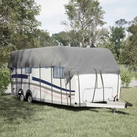Caravan dakbedekking 800x300 cm vliesvlies grijs