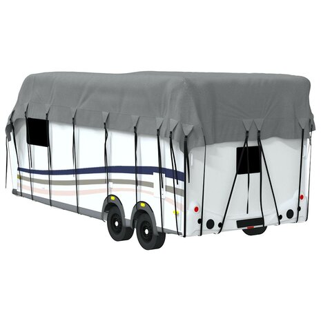 Caravan dakbedekking 800x300 cm vliesvlies grijs