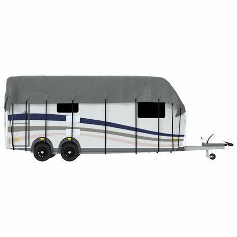 Caravan dakbedekking 700x300 cm vliesvlies grijs