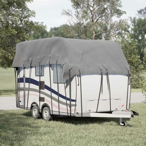 Caravan dakbedekking 500x300 cm vliesvlies grijs