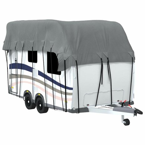 Caravan dakbedekking 500x300 cm vliesvlies grijs