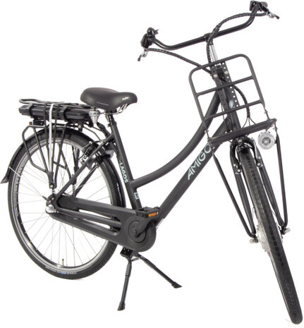 Amigo E-Lagos T2 Dames 3V V-Brakes matzwart 50 cm 28 inch matzwart 50 cm 28 inch
