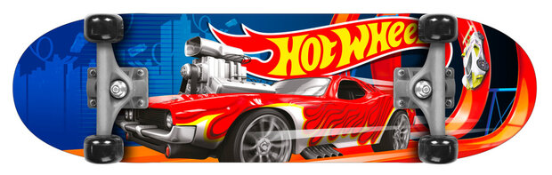 Mattel Hot Wheels Dubbele Kick Skateboard Junior Zwart/Blauw/Rood multicolor multicolor