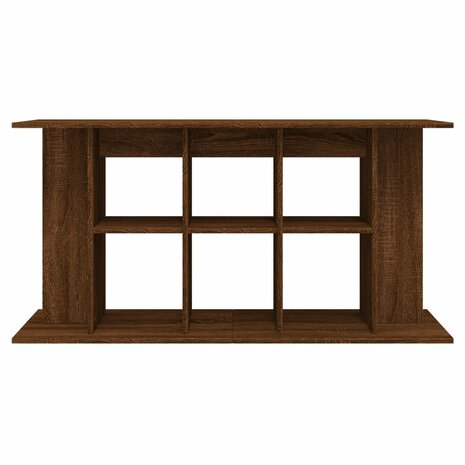 Aquariumstandaard 120x40x60 cm bewerkt hout bruin eikenkleur