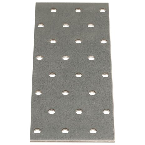 Platen geperforeerd 40 st 2 mm 160x60 mm gegalvaniseerd staal