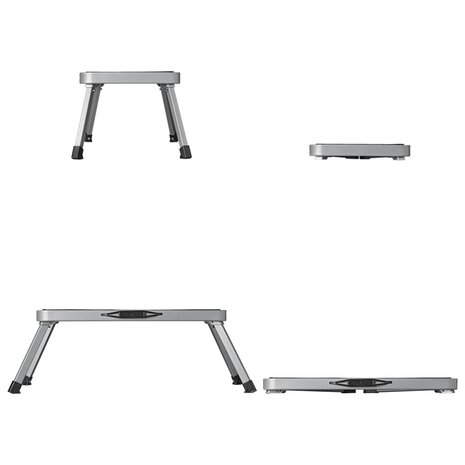 Opstapje inklapbaar 150 kg XL metaal