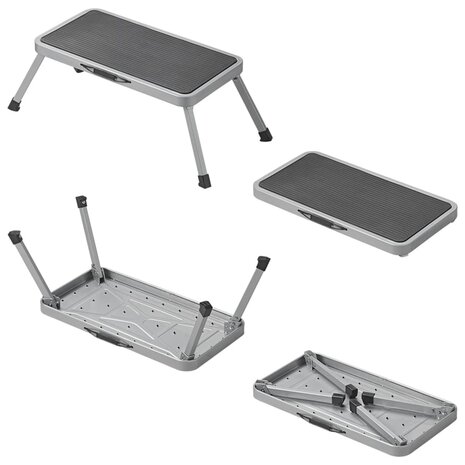 Opstapje inklapbaar 150 kg XL metaal