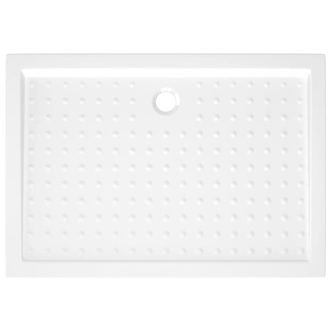 Douchebak met noppen 70x100x4 cm ABS wit