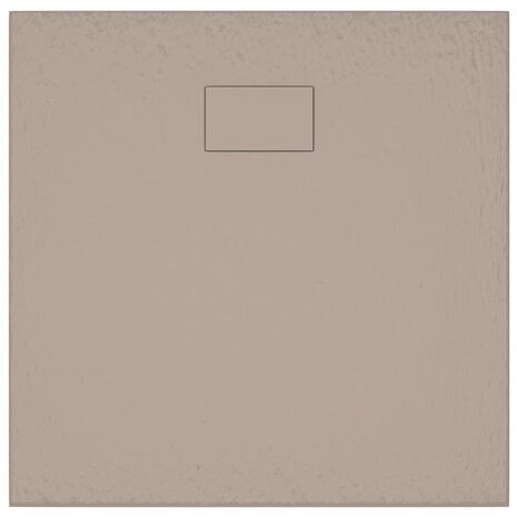 Douchebak 90x80 cm SMC bruin