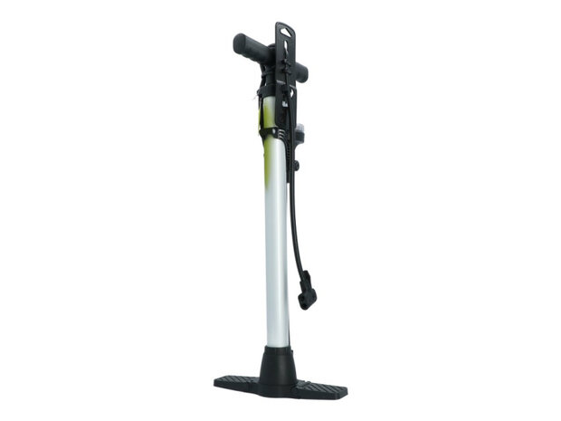 Dresco Fietspomp Manometer 52 Cm Dunlop, Presta, Schrader Ventiel Zilver