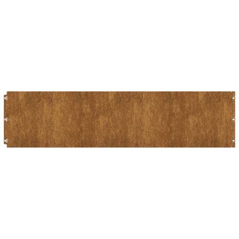 Gazonranden 10 stuks 25x103 cm flexibel cortenstaal
