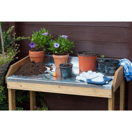 Oppottafel voor zaaien en planten