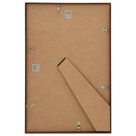 Fotolijsten 5 st voor wand of tafel 59,4x84 cm MDF bronskleurig