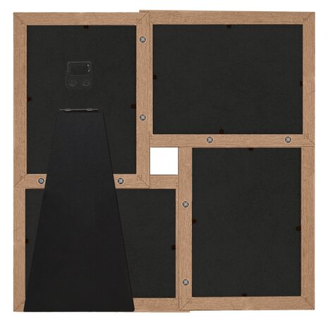 Fotolijst voor 4x(10x15 cm) foto MDF lichtbruin