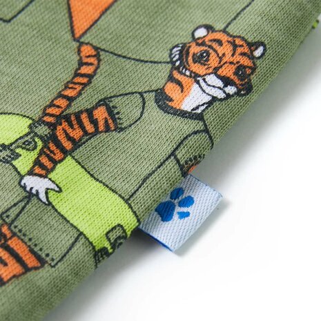 Kinderpyjama met korte mouwen 92 lichtkakikleurig