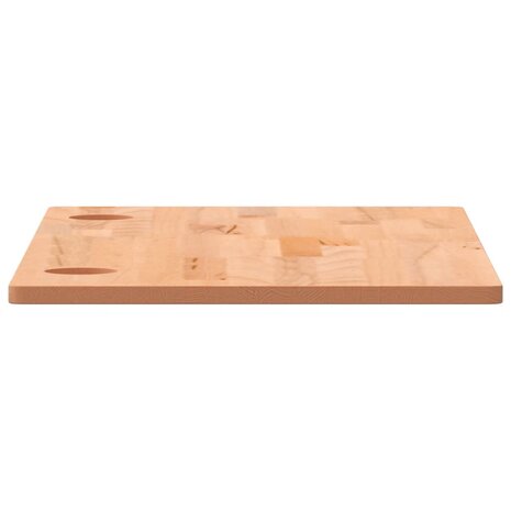 Bureaublad 80x40x1,5 cm massief beukenhout