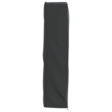Heaterhoes piramidevormig 58x58x228 cm 420D oxford stof zwart