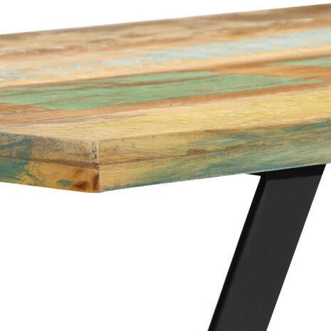 Bankje 110 cm massief gerecycled hout