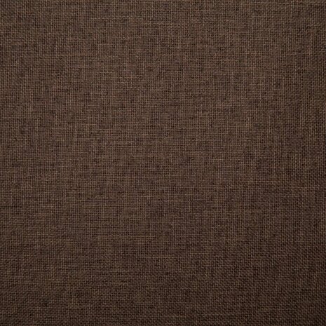 Bankje 139,5 cm polyester bruin