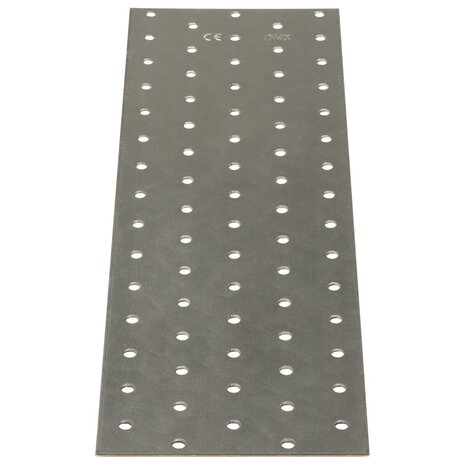 Platen geperforeerd 20 st 2 mm 300x100 mm gegalvaniseerd staal