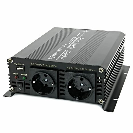 Bigbuy Outdoor Draagbare Transformator Voor Auto's Sw1000-12 1000 W 230 V (Refurbished D)
