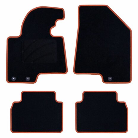 Vloermattenset Voor Auto Occ Motorsport Occki0034Ye 5 Onderdelen