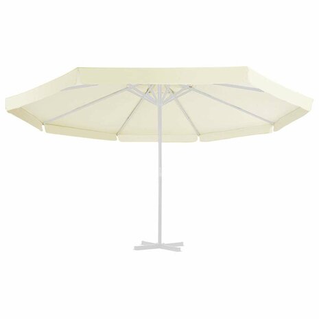 Vervangingsdoek voor parasol 500 cm zandkleurig
