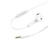 Hama Oordopjes Advance Earbuds Microfoon Platte Kabel Wit_