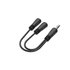 Hama Audio-splitter 3,5-mm-jack-stekker- 2x 3,5mm-jack-aansluiting Stereo_