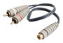 Bandridge BAL4600 Subwooferkabel 2x Rca Male - Rca Female 0.20 M Blauw_