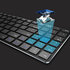 Rapoo Toetsenbord Mm Slim Zwart E9100m_