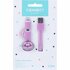 Kangaro K-58191006 Dresz 2in1 Micro-USB Laadkabel + Pin Lippen Roze_